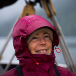 Sherry Kirkvold photographed in the Great Bear Rainforest by Tavish Campbell
