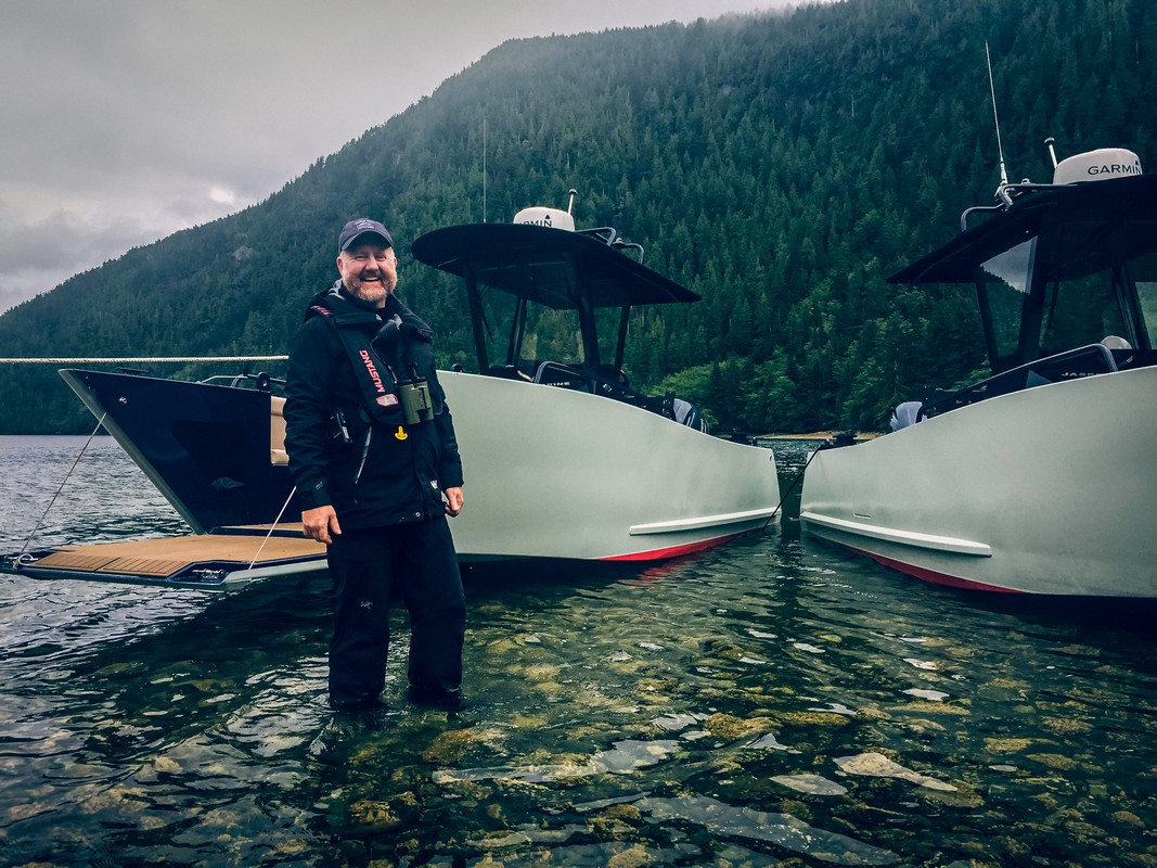 Kevin Smith in Gwaii Haanas - photo by Simon Ager