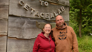 Hermann and Janie at Cetacealab