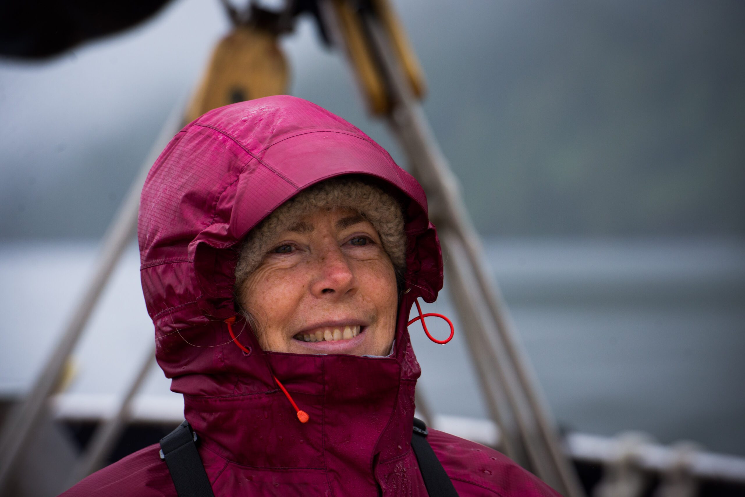 Sherry Kirkvold photographed in the Great Bear Rainforest by Tavish Campbell