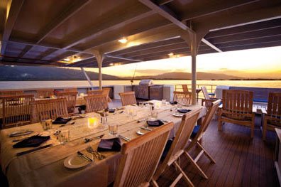 Cascadia's aft deck 'terrace'
