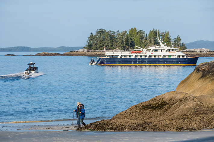 Aboard or ashore, guests participate in a growing conservation-based economy